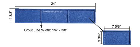 Butterfield Color New Brick Sailor Course Stamp Cascade Concrete