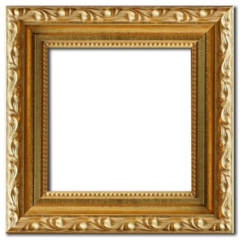 Solid Wood Ornate Antique Gold Photo Picture Frame Traditional