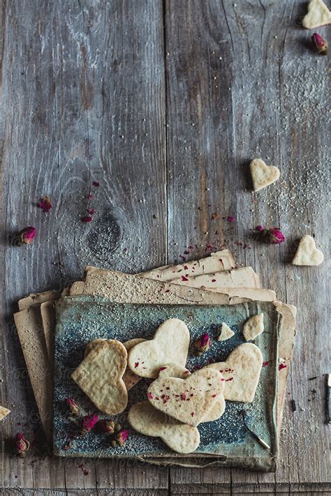 Heart Shaped Cookies By Stocksy Contributor Tatjana Zlatkovic Stocksy