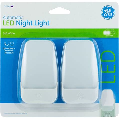 Ge Automatic Led Night Light 2 Pack 30998 The Home Depot