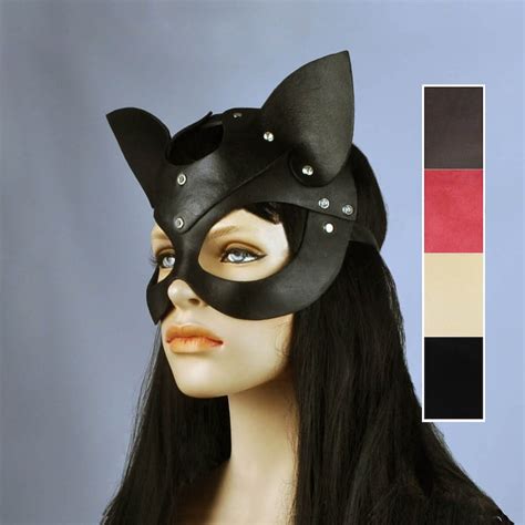 Sex Mask Mask Bdsm Cat Mask Catwoman Mask Etsy Denmark
