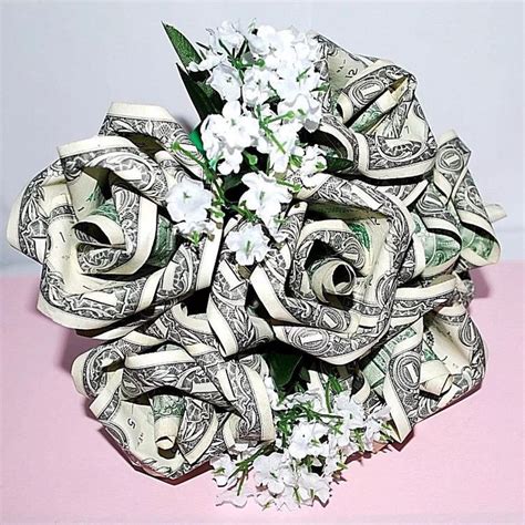 Money Roses Money Flower Rose Bouquet Origami Roses Origami