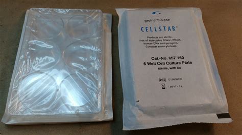 Lot Of 2 Greiner Bio One Cellstar 6 Well Cell Culture Plate Sterile