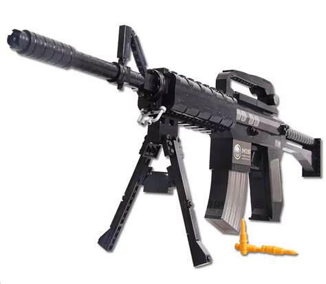 Alanwhale Army Model M16 Assault Rifle Toy Gun Building Kit 22607 Buy Online In Uae Toys