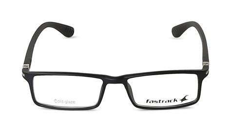 Shop Black Rectangle Rimmed Eyeglasses Fz1204ufp1 From Fastrack