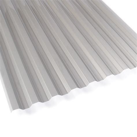 Suntuf 2 Ft X 6 Ft Corrugated Solar Control Silver Polycarbonate