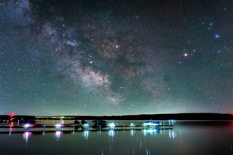 The Milky Way Over Lake Margrethe Photograph By Dustin Goodspeed Pixels