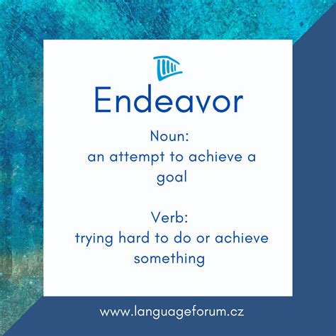 Word Of The Day Endeavor The Hardest Part Of Learning A New Language