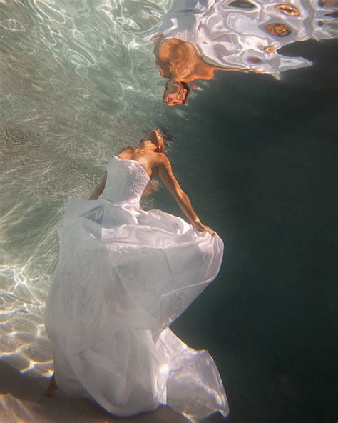 Incredible Underwater Trash The Dress Photos Bridalguide