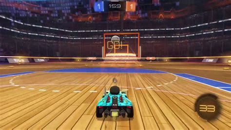 Raw Gameplay Of Rocket League Hoops Game Mode Youtube