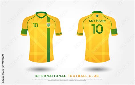 Soccer T Shirt Design Uniform Set Of Soccer Kit Football Jersey