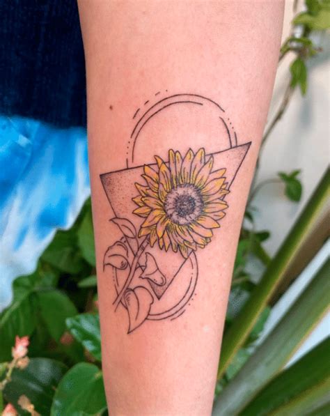 Details More Than 76 Half Butterfly Half Sunflower Tattoo Ineteachers