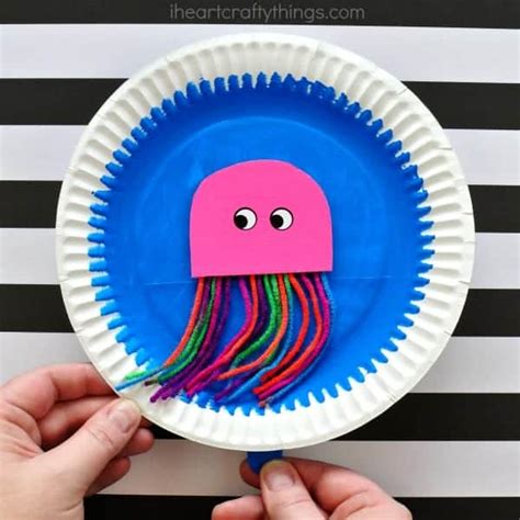 14 Colorful Jellyfish Kid Crafts Ocean Theme A Crafty Life