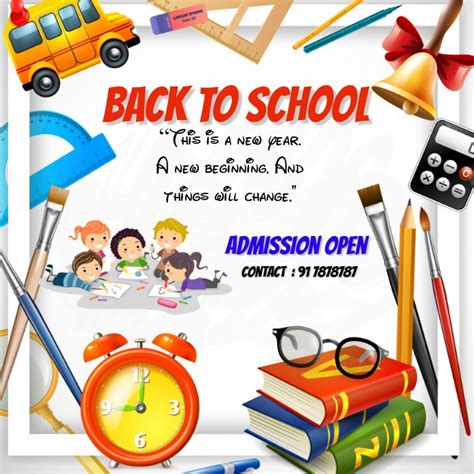 School Posters Template Postermywall