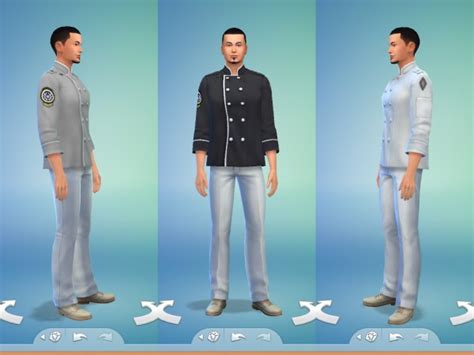 Mod The Sims Chef Outfit By Snaitf • Sims 4 Downloads