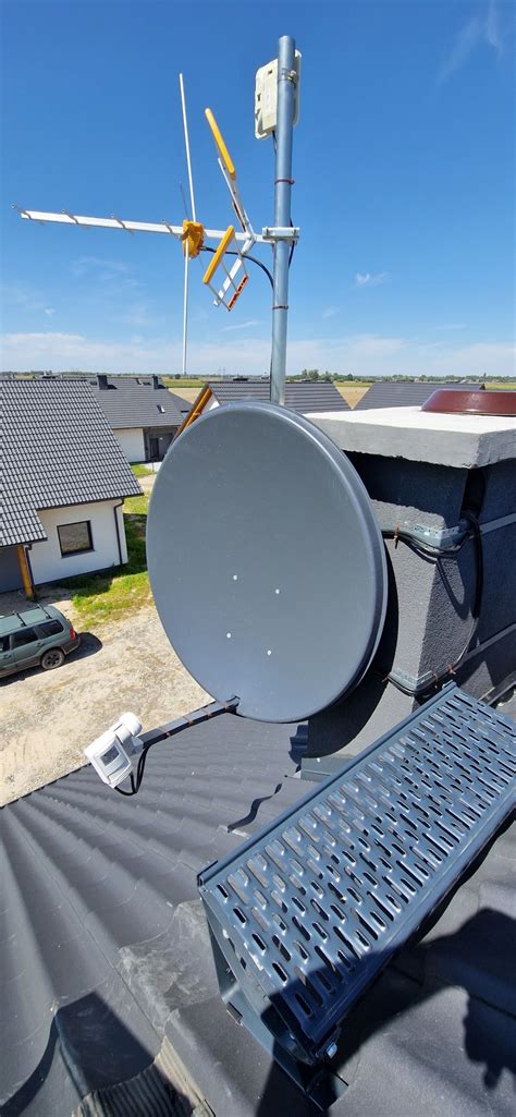 Montaż anten serwis ustawienie sygnału anteny Sat i DVB T2 LTE Wrocław