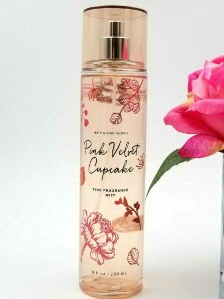 Bath And Body Works Pink Velvet Cupcake Fine 8oz Womens Fragrance Mist