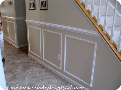 If your walls were 8 feet, the standard height would be 32 inches. For far wall in kitchen, chair rail height. | Fixes Around ...