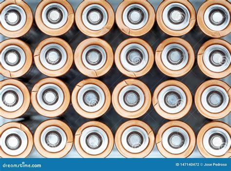 Texture Aa Electric Batteries Aaa Stock Photo Image Of Macro