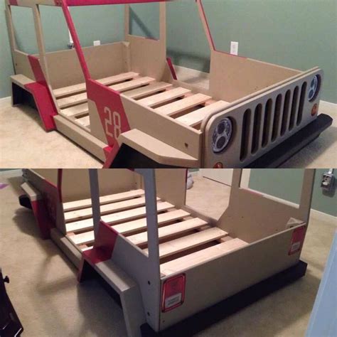 Jeep Bed Plan Diy Kids Bed Kid Beds Jeep Bed