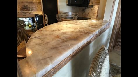 Many homeowners who like the look of marble countertops but want a material that requires less maintenance opt for quartzite countertops. QUARTZITE COUNTERTOPS FABRICATORS - YouTube