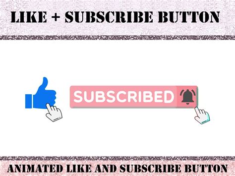 Animated Like And Subscribe Button Like Button Animated Like Button
