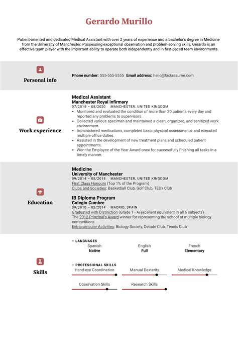 medical assistant resume sample good resume examples