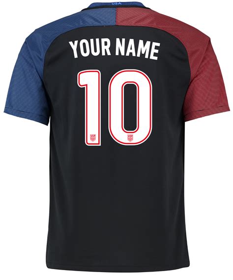 Usa Away 2016 Customise Name Number Men Soccer Jersey