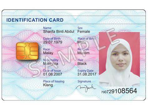 Identity card number (for malaysian only). Nasional ID | Driving License | Plastic ID Card ...