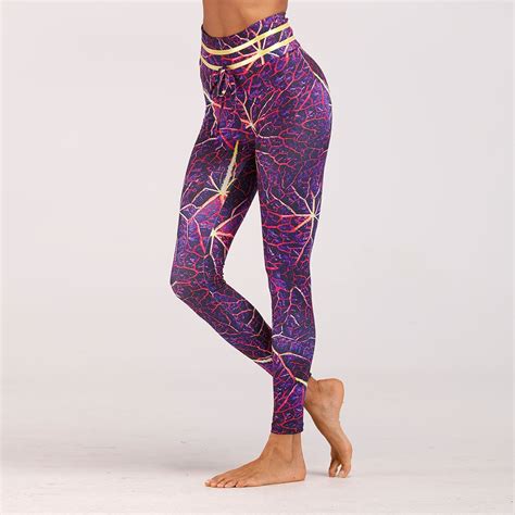 Buy Women Yoga Pants Fitness Sport Leggings Purple