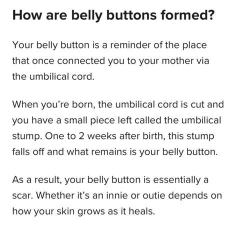 Belly Buttons Is Having And Innie Or Outie Belly Button Genetics Or