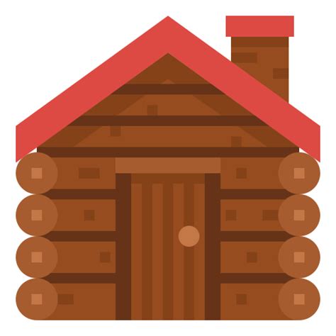 Buildingscabinhouselogwinter Icons