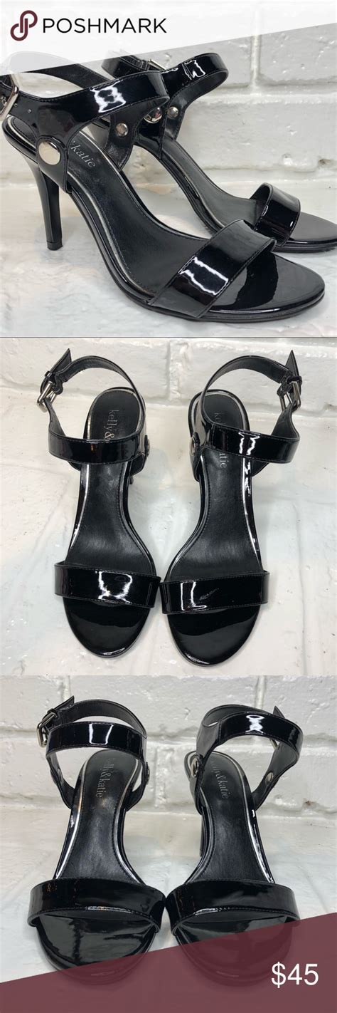 Kelly And Katie Black Patent Leather Heels Size 7 These Are Simple And
