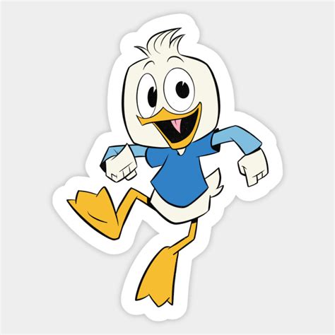 Dewey Ducktales Sticker Teepublic