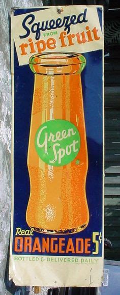 Green Spot Soft Drink Bottle In Clear Frosted Glass This Item Measures