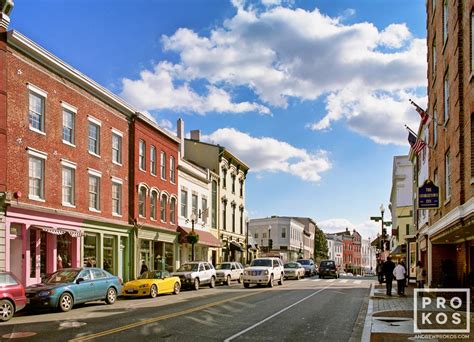 View Of Wisconsin Avenue Georgetown Photography Prokos