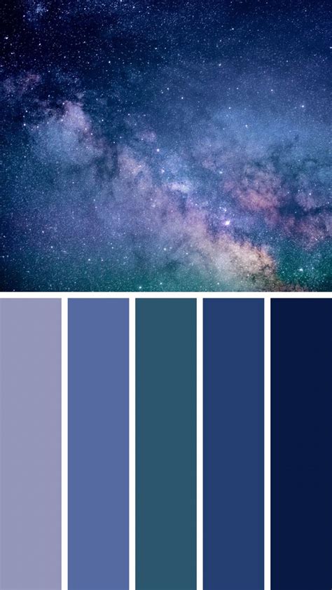 Palette De Couleurs Galaxie In 2023 Color Palette Design Galaxy