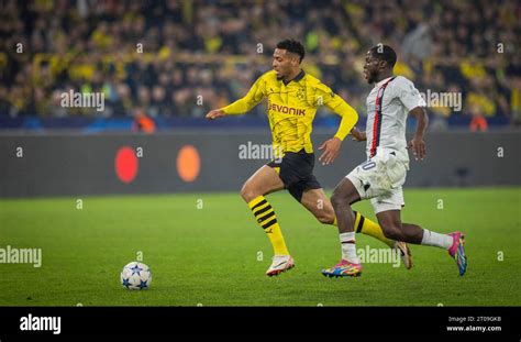 Dortmund Germany 04th Oct 2023 Felix Nmecha Bvb Yunus Musah Ac Borussia Dortmund Ac