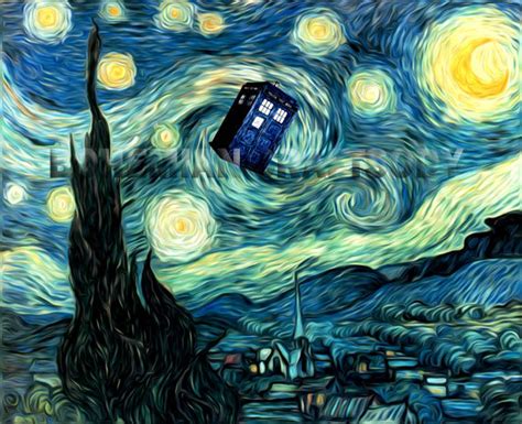 Doctor Who Starry Night Wallpaper Wallpapersafari