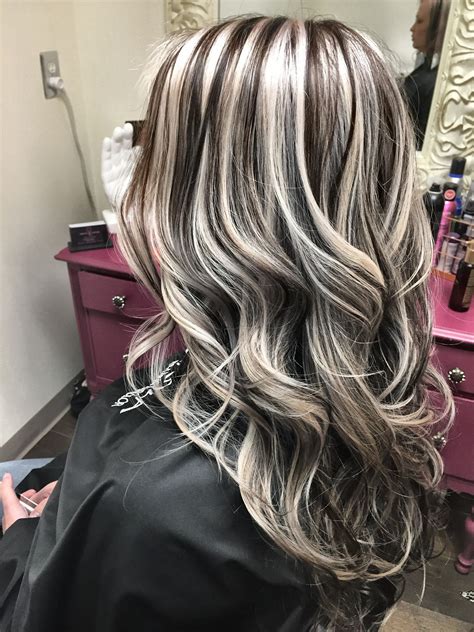 Brown And Blonde Streaks Hairstyles at Liz Keller blog