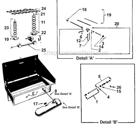 Coleman 425e499 Parts List And Diagram