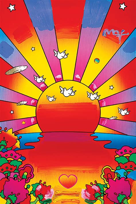 Peter Max Trippy Painting Hippie Painting Art Painting Paintings
