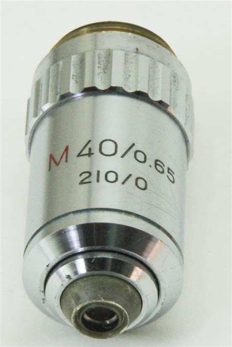 10817 Nikon 40x Microscope Objective Lens M 40065 2100 J316gallery