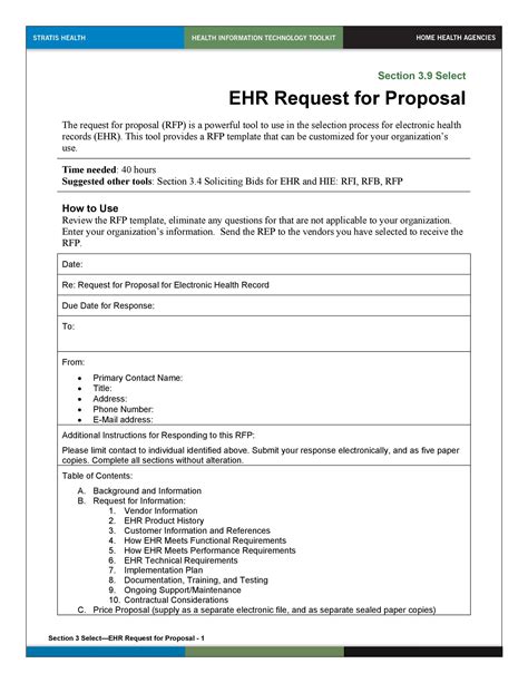 40 Best Request For Proposal Templates And Examples Rpf Templates