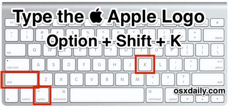 How To Type The Apple Logo On Mac Os X