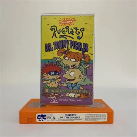 Nickelodeon Rugrats Vhs Dr Tommy Pickles Vhs 1998 Nostalgic 90s