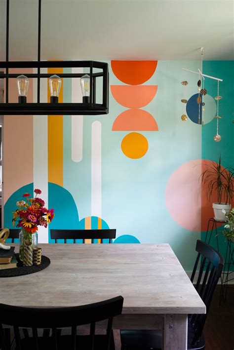 30 Colorful Wall Ideas That Make Your Room More Cheerful