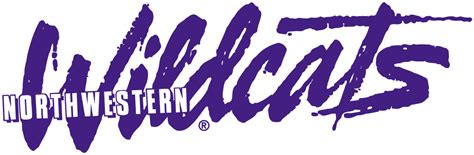 Northwestern Wildcats Logo Wordmark Logo Ncaa Division I N R
