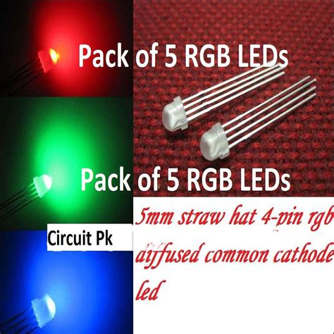 Buy Rgb Led Mm Online Pins Arduino Avr Pic Microcontroller