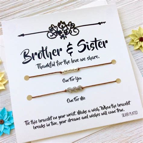 Check spelling or type a new query. Brother Sister Gift Brother Sister Gift Bracelet Brother ...
